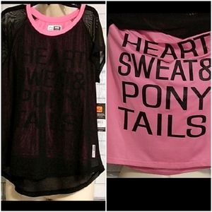 K-0 Girls athletic  shirt Activewear shirt sz M 10/12